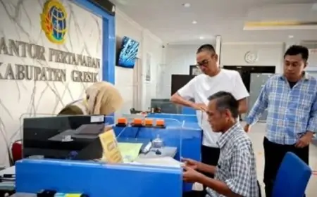 ATR/BPN Gresik Beri Layanan Pertanahan Khusus Warga yang Mudik Selama Libur Lebaran