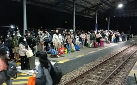 Posko Lebaran 2025 Berakhir, KAI Daop 7 Madiun : Lonjakan Penumpang Capai 8 Persen