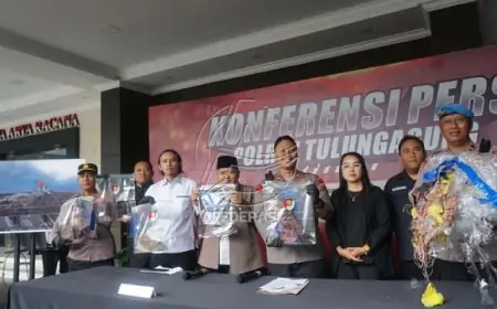 Balon Udara Bermuatan Petasan Meledak di Pemukiman, Kini Polisi Periksa 14 Anak di Tulungagung