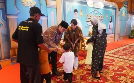 Mulai Anak-Anak, Wartawan Hingga Ojol Ikuti Halal Bihalal Bareng Mas Dhito