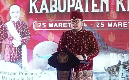 Salah Satu Doa Mas Dhito di HUT Kabupaten Kediri ke-1221 : Timnas Bisa Menang