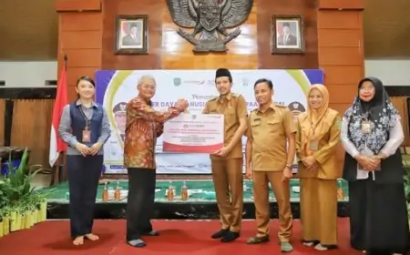 Wabup Trenggalek Tegaskan Integritas SDM Sosial, Terima CSR Bank Jatim untuk Revitalisasi Pendopo