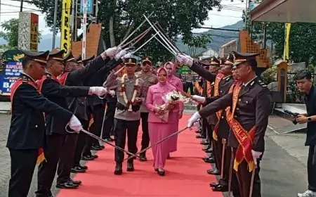 Tongkat Komando Polres Trenggalek Berganti, AKBP Ridwan Maliki Siap Lanjutkan Kepemimpinan Humanis dan Profesional