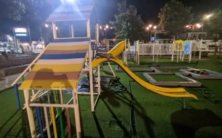 Alun-alun Pacitan Kini Jadi Tempat Bermain Favorit Anak-anak