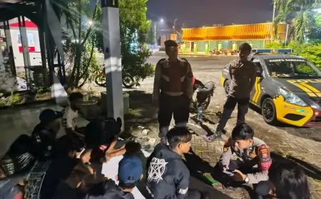 Pasesi Jadi Markas Anak Punk, Polisi Lakukan Penertiban Malam Hari