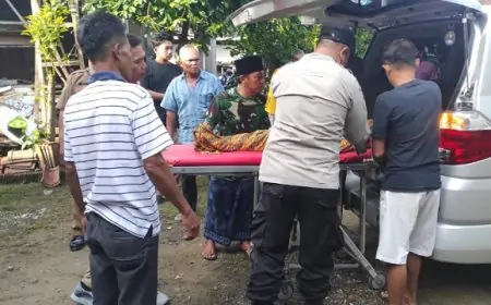 Warga Trenggalek Geger, Nenek 87 Tahun Ditemukan Tewas Mengapung di Saluran Sungai