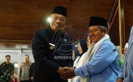 Bupati Tulungagung Resmi Lepas Ratusan Calon Jemaah Haji Tahun 2025