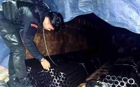 Polres Gresik Gagalkan Pengelapan Pengiriman Pipa Besi Bernilai Ratusan Juta