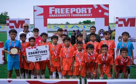 Cara Freeport Indonesia Bina Talenta Muda Pesepak Bola Usia Dini