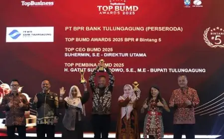 Lima Tahun Berjaya, Tulungagung Kembali Sabet TOP BUMD Awards 2025