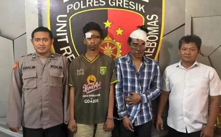 Kepergok Warga Curi Motor di Kebomas Gresik, Dua Pemuda Surabaya Nyaris Diamuk Massa