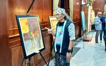 Gedung DPRD Gresik 'Disulap' Jadi Rumah Budaya Tampilkan Puluhan Lukisan Karya Perupa Lokal
