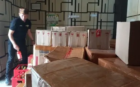 Satpol PP Probolinggo Gerebek Gudang Miras, Ribuan Botol Disita di Desa Sebaung