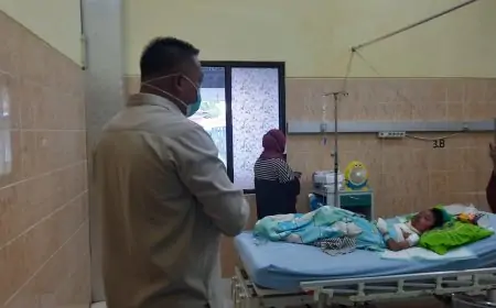 Bupati Situbondo Jenguk Korban Luka Bakar, Seluruh Biaya Pengobatan Ditanggung Pemkab
