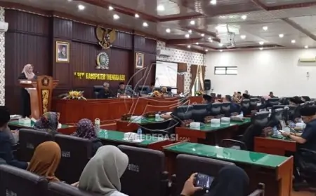 Rapat Paripurna DPRD Trenggalek Bahas Rencana Penataan Ulang OPD, Fraksi-Fraksi Sampaikan Pandangan Beragam