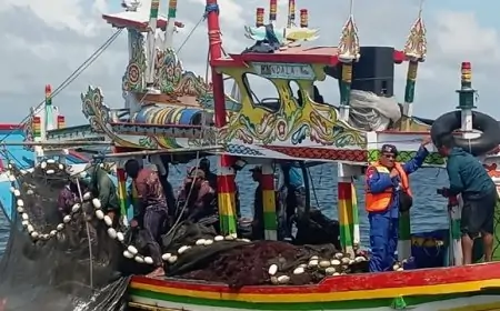 Langgar Batas Wilayah Perairan, Tiga Nahkoda Kapal Bolga Diciduk