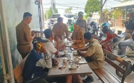 Nongkrong Saat Jam Kerja, Belasan ASN Pemkab Gresik Terjaring Razia Tim Gabungan Satpol PP