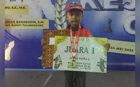 Dari TK ke Puncak Kejurprov, Jejak Emas Bocah Catur Banyuwangi