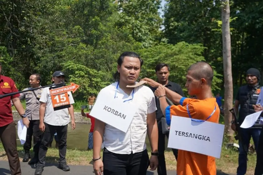 Tragedi Cemburu Buta: Suami Sah Bunuh Istri, Polisi Rekonstruksi Aksi Sadis di Banyuanyar