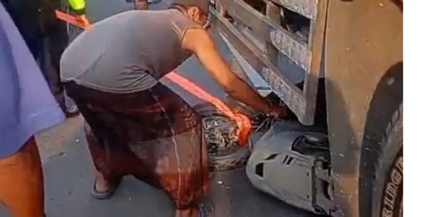 Tabrakan Beruntun Diduga Akibat Sopir Truk Tronton Asal NTT Mabuk, Satu Pemotor Tewas