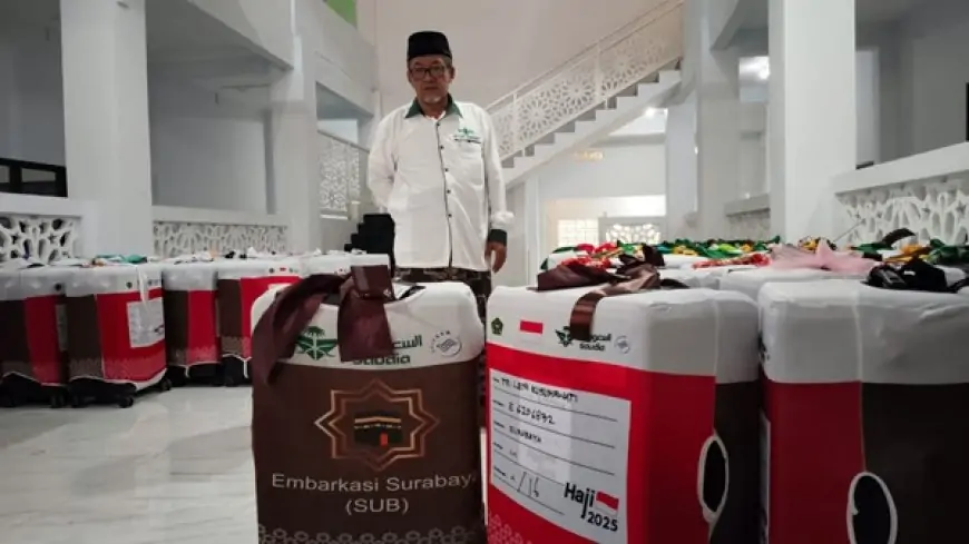 Koper Calon Jamaah Haji asal Gresik Diberangkatkan Lebih Dulu