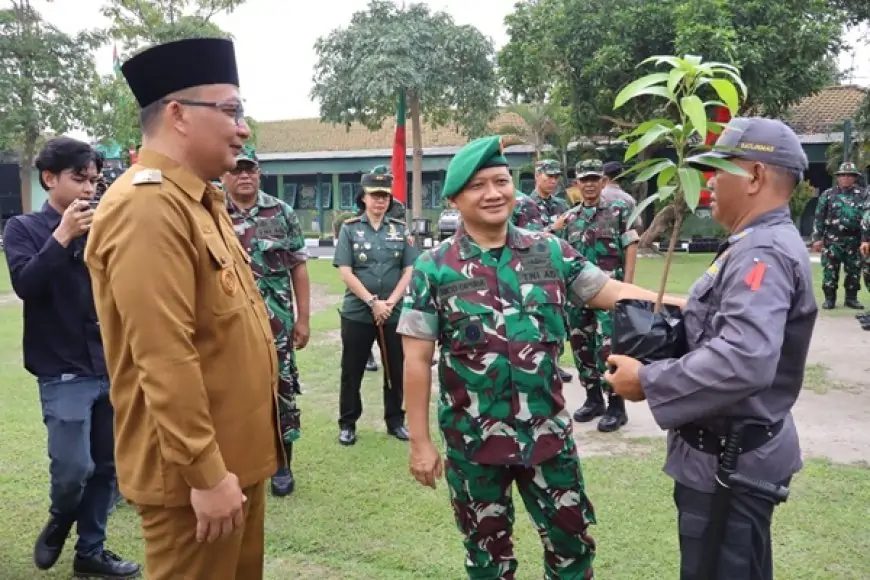 Sinergi Percepatan Pembangunan Daerah Tertinggal, Wabup Gresik Buka TMMD ke-124 