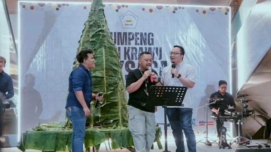 Festival Tumpeng Nasi Krawu KWG Kembali Digelar, Bagikan 1.000 Bungkus Krawu Gratis di Wagos Gresik