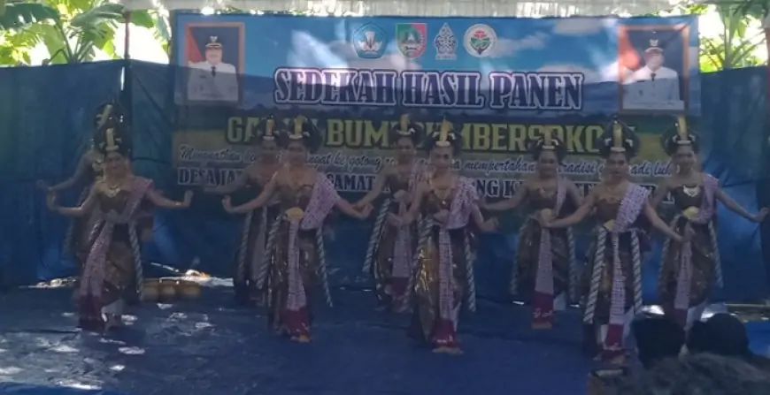 Meriah, Desa Jatiwates Jombang Gelar Tasyakuran Gawai Bumi Sumbersoko V 