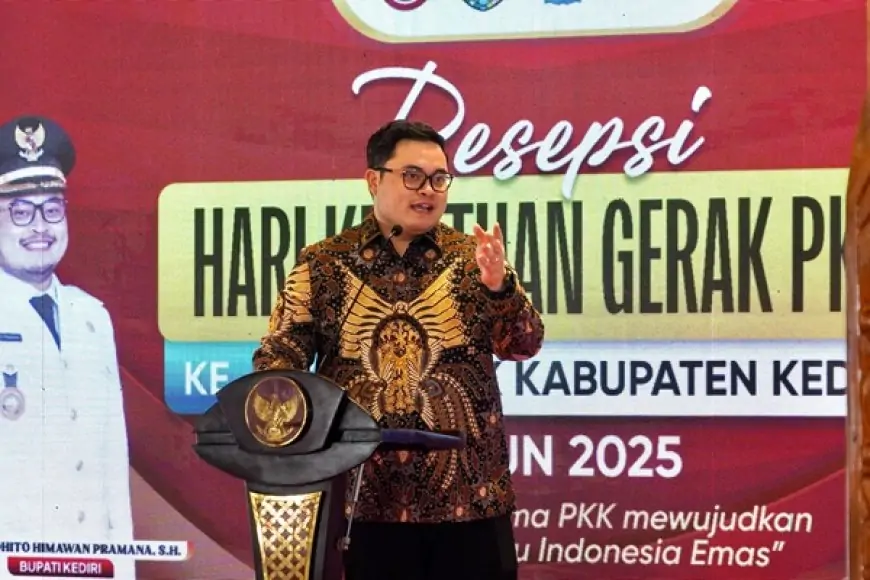 Pasca Dikukuhkan, Mas Dhito Sampaikan 3 Pesan Penting Bagi Pengurus dan Kader PKK