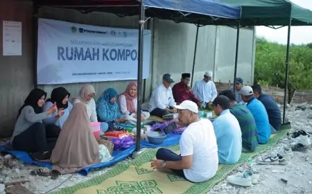 Atasi Masalah Sampah, Freeport Indonesia Dirikan Rumah Kompos di Manyar, Gresik