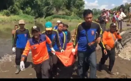 Hilang Usai Mandi, Kakek 71 Tahun Ditemukan Tewas Mengapung di Sungai Kotakan Situbondo