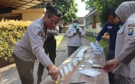 Polres Probolinggo Kota Gencarkan Tes Urine, Komitmen Bersih dari Narkoba Tanpa Toleransi