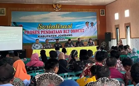 Dinas Tenaga Kerja Jombang Sosialisasikan Pendataan Calon Penerima BLT DBHCHT
