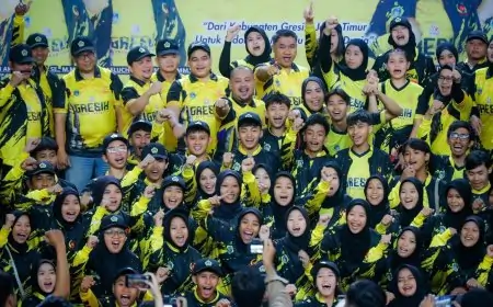 Porprov Jatim IX, Bupati Gresik Target Kontingen Atlet Gresik 5 Besar