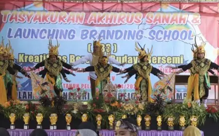 SDN Kepuhrejo 1 Jombang Gelar Tasyakuran Akhirus Sannah dan Launching Branding School