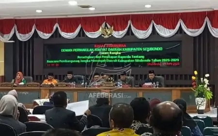 DPRD Situbondo Sahkan RPJMD 2025–2029, Komitmen Naik Kelas dalam Pembangunan