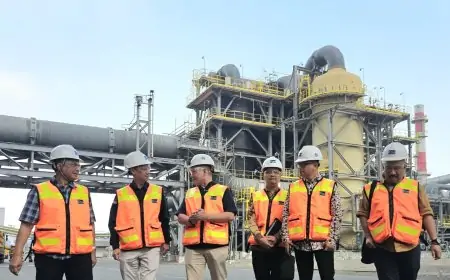 Kemenko Perekonomian Kunjungi Smelter Freeport, Apresiasi Operasional Smelter lebih Cepat