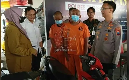 Dua Residivis Surabaya Gasak Honda Beat di Trenggalek, Dibekuk Saat Bersembunyi di Rumah Kos