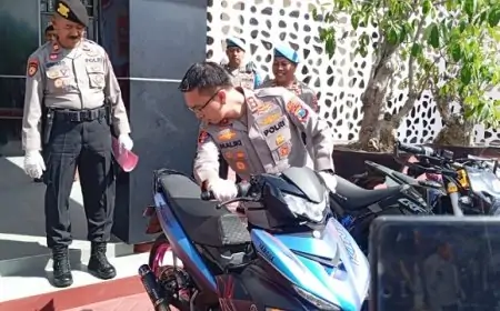 Polres Trenggalek Tindak Tegas 21 Motor Berknalpot Brong, Pelanggar Wajib Sidang dan Ganti Komponen Standar