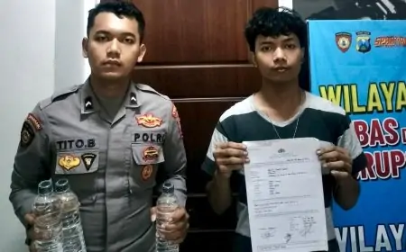 CPolres Gresik Gencar Operasi Miras, Sita Puluhan Botol Arak Bali