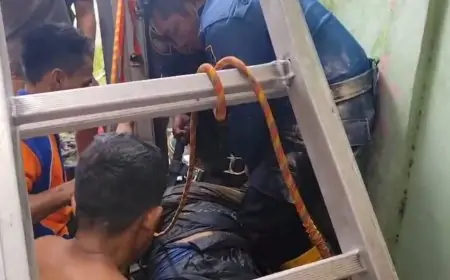 Gegara Pemadaman Listrik Bergilir, Pemuda di Gresik Tercebur Sumur sedalam 35 Meter, Evakuasi Hingga 2 Jam