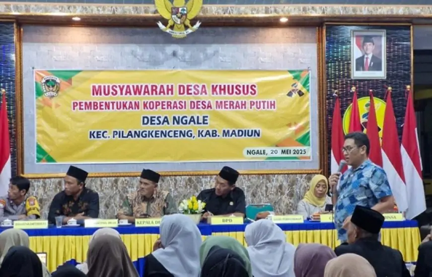 Kabupaten Madiun Tuntaskan Pembentukan 206 Koperasi Merah Putih, Wujud Nyata 100 Hari Kerja 'Harmonis'
