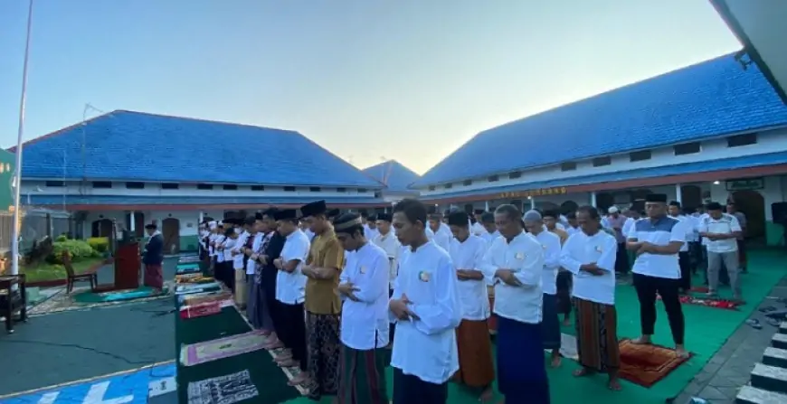 Lapas Jombang Gelar Salat Idul Adha dengan Khidmat