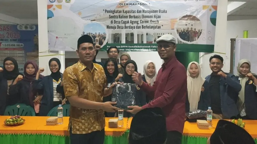 KKN Spesial Mahasiswa, Warga Desa Cagakagung Ketiban Berkah 9 Unit Kontainer Foodcourt
