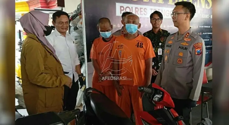 Dua Residivis Surabaya Gasak Honda Beat di Trenggalek, Dibekuk Saat Bersembunyi di Rumah Kos