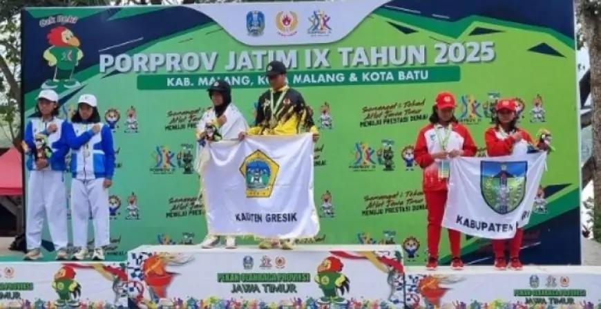 Atlet Gresik Digdaya, Sabet 3 Emas, 3 Perunggu, Mendominasi Cabor Baru Triathlon