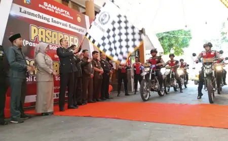 Hari Bhayangkara ke-79, Samapta Polres Situbondo Luncurkan Dua Inovasi "Pasabber" dan "Padi Berkah"