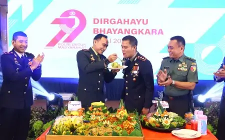 Upacara Hari Bhayangkara ke-79, Kapolres Gresik: Momen Tingkatkan Kualitas Pelayanan