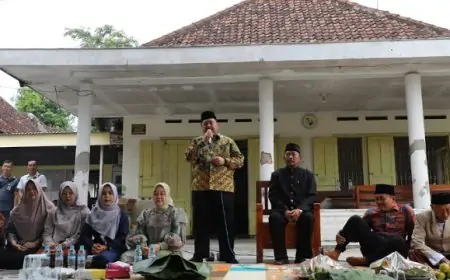Bupati Jombang Warsubi Hadiri Acara Sedekah Dusun