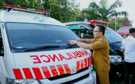 Optimalkan Pelayanan Gawat Darurat, 35 Ambulans di Gresik Dipasang GPS Tracker
